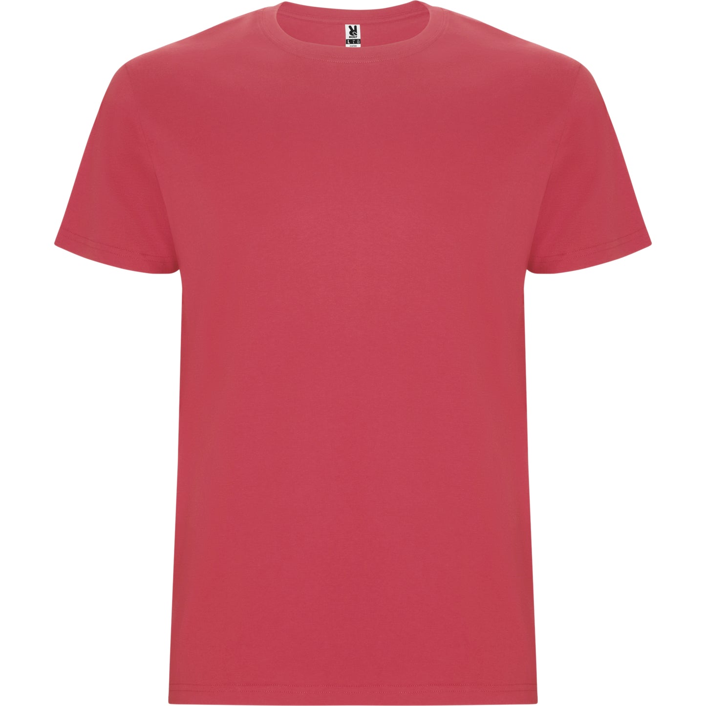 camiseta básica de niño color rojo crisantemo