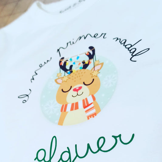 Body de Bebé mangas largas navideño