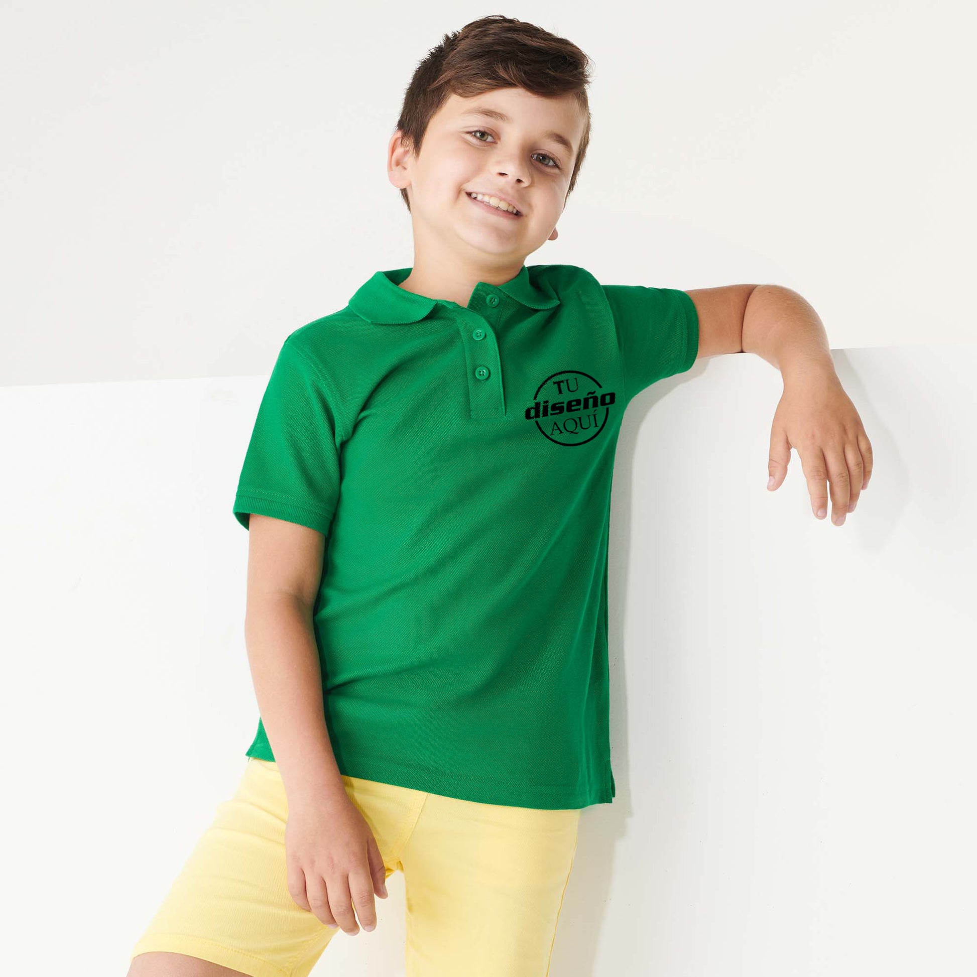 POLO PIQUÉ NIÑO STAR KIDS ROLY - mr-personaliza