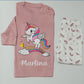 Pijama personalizado unicornio
