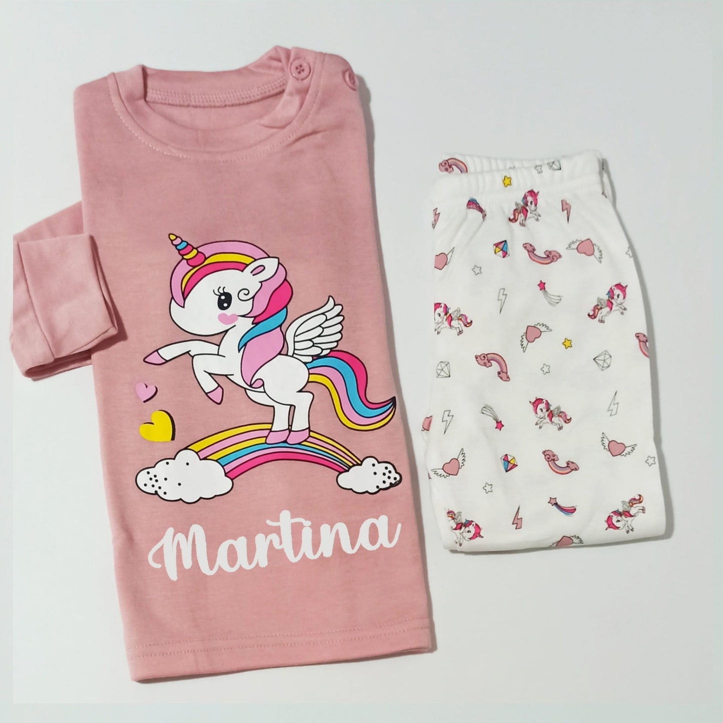 Pijama personalizado unicornio
