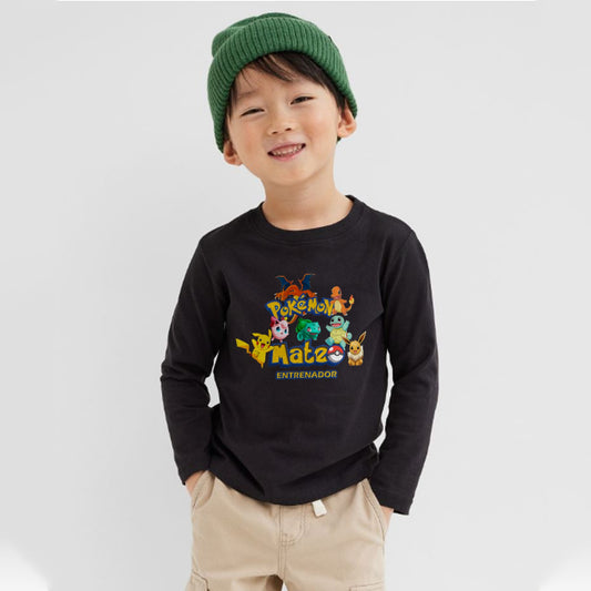 Camiseta personalizada Pokémon entrenador