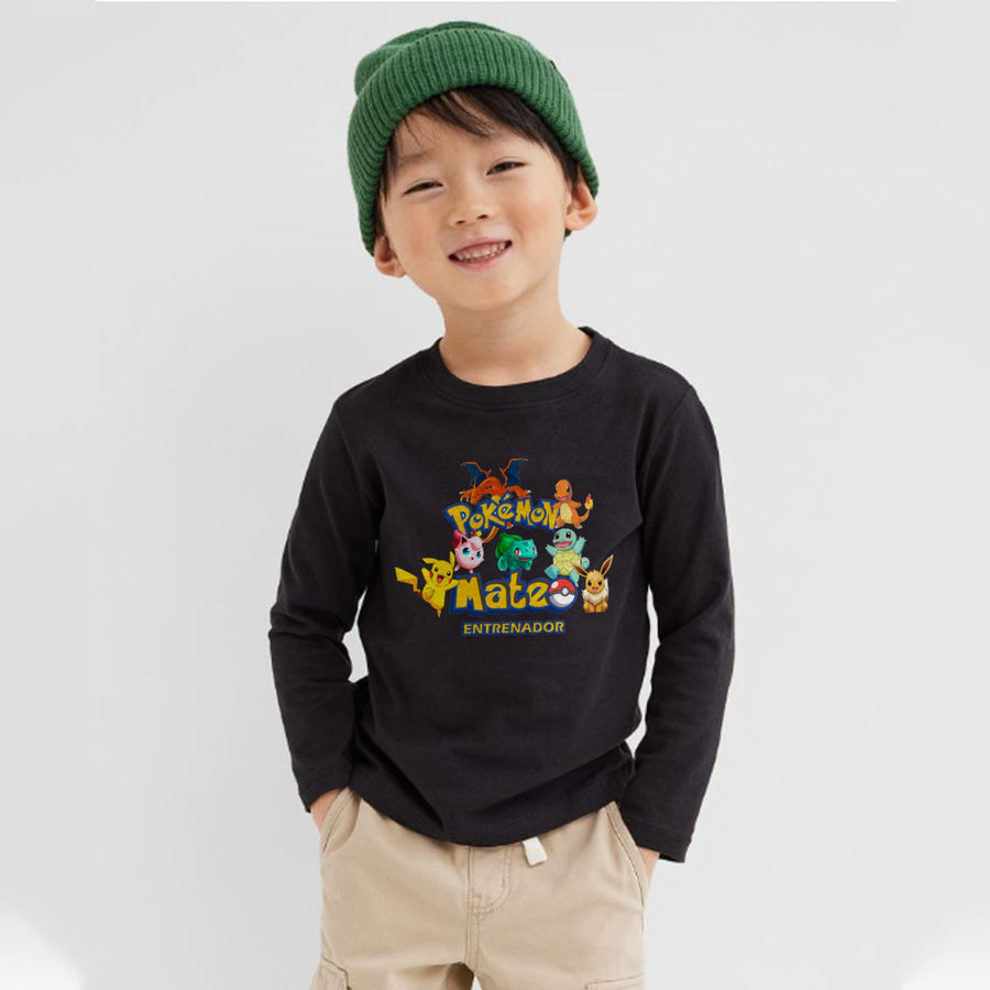 Camiseta personalizada Pokémon entrenador