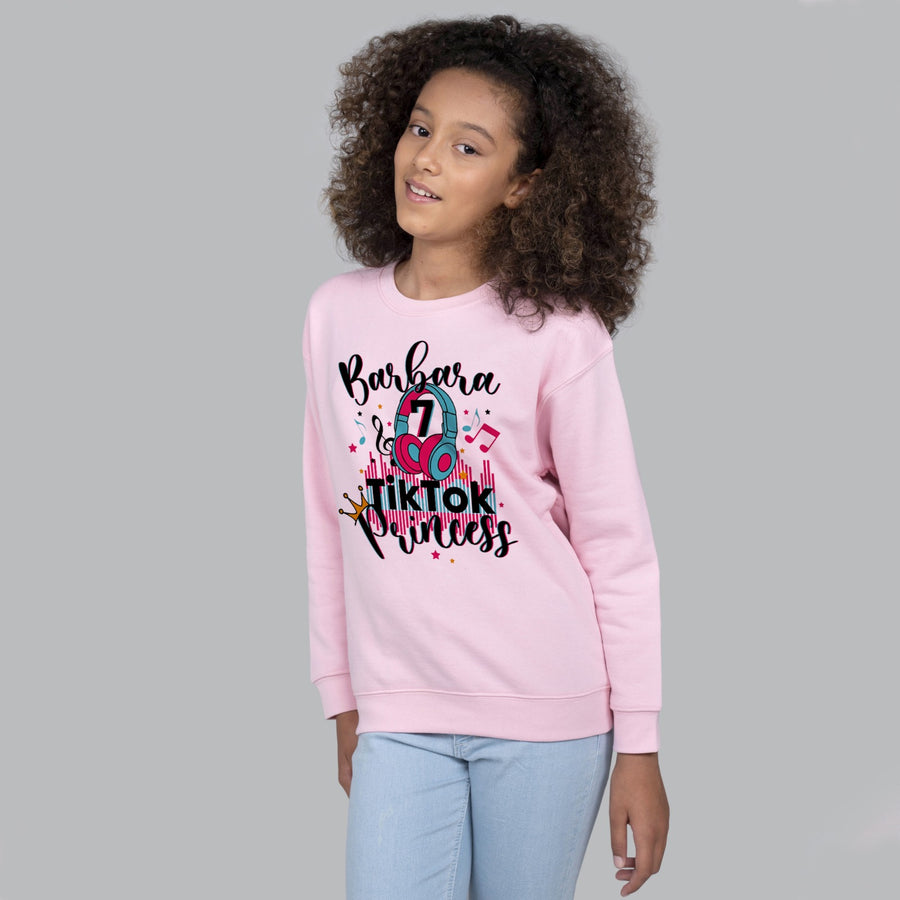 Sudadera de niña tik tok