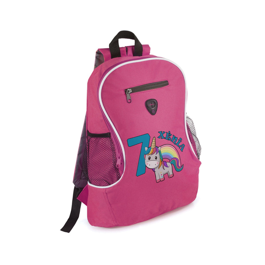 Mochila personalizada unicornio