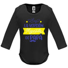 Body de Bebé - soy la versión mejorada de papá