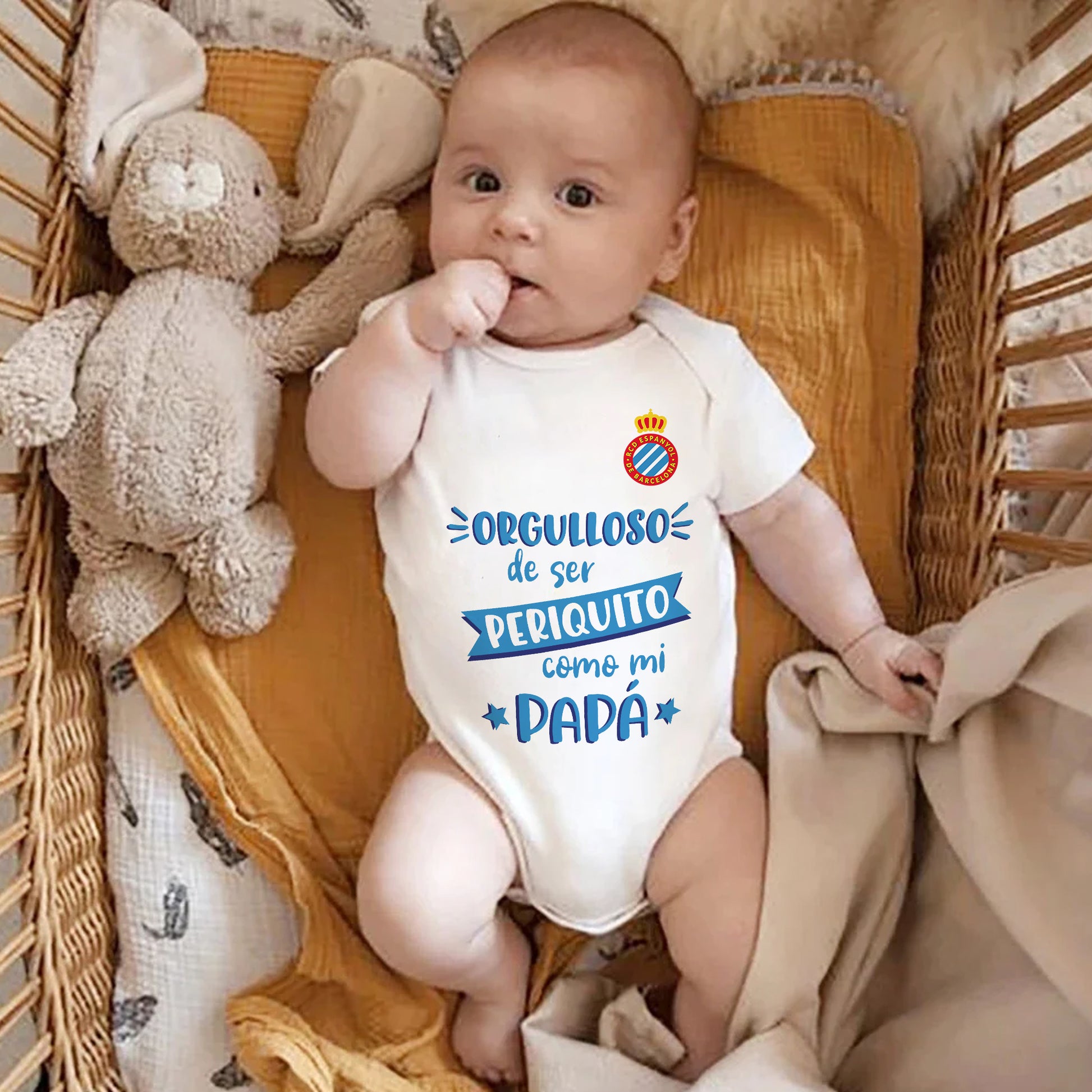 Bodys de bebé personalizado rcd espanyol