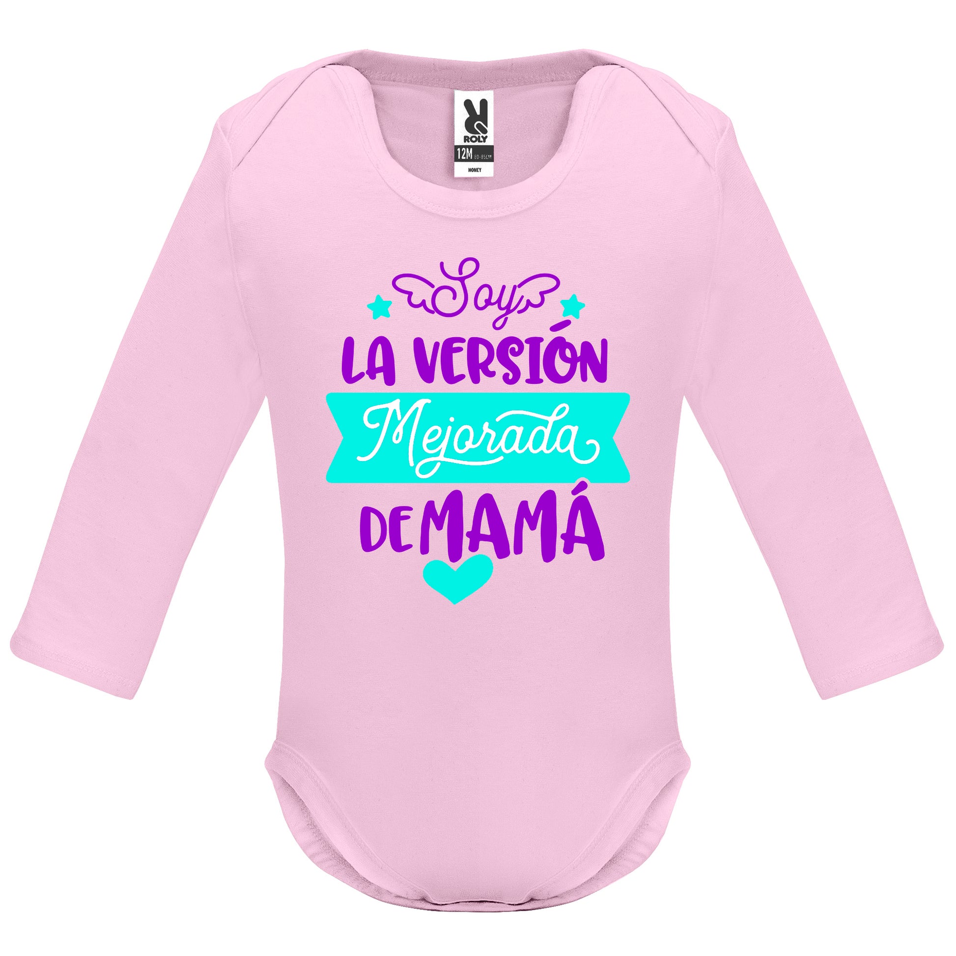 Body Mameluco para bebé niña Soy la versión mejorada