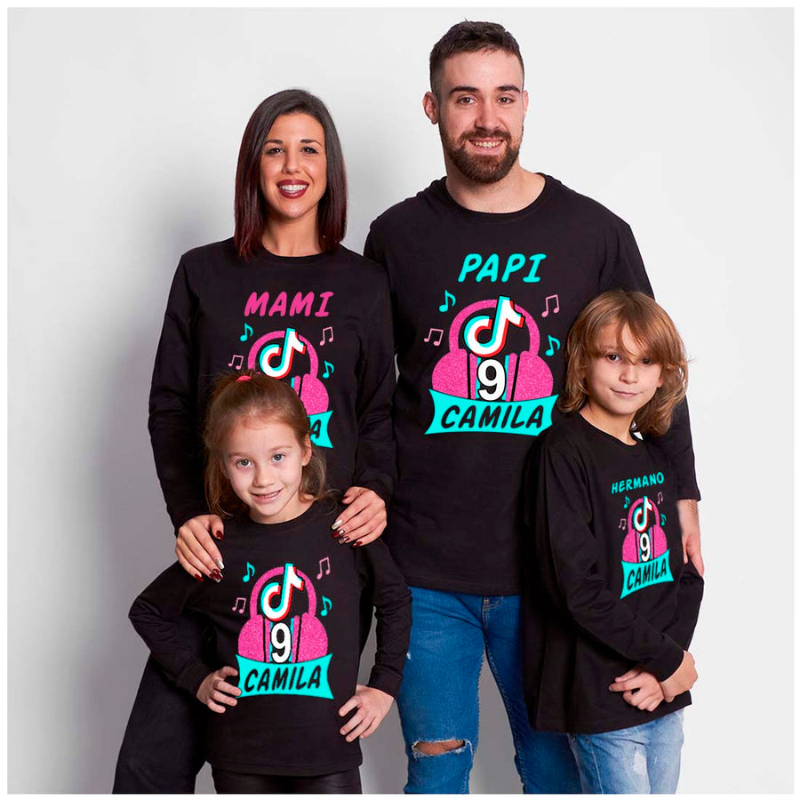 Pack camisetas tik tok camila