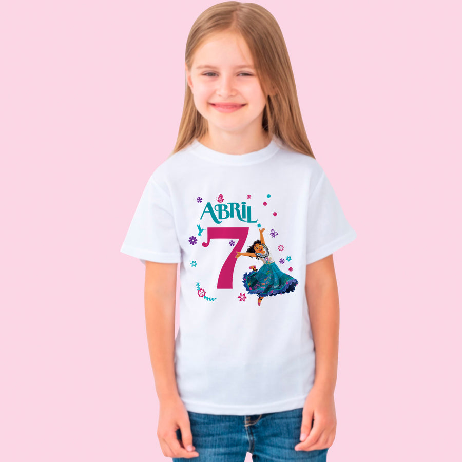 camiseta personalizada niña encanto