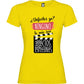 camiseta amarilla personalizada mujer 