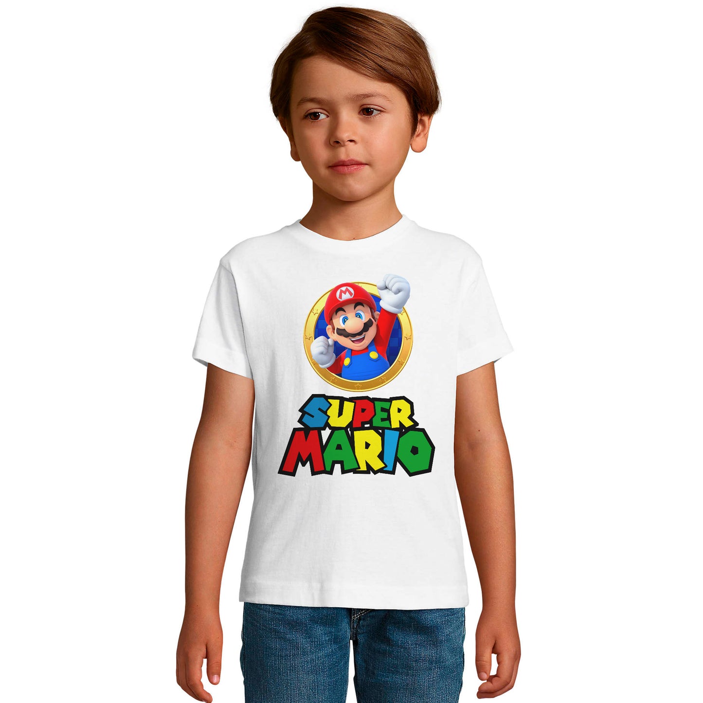 Camiseta personalizada familia super mario