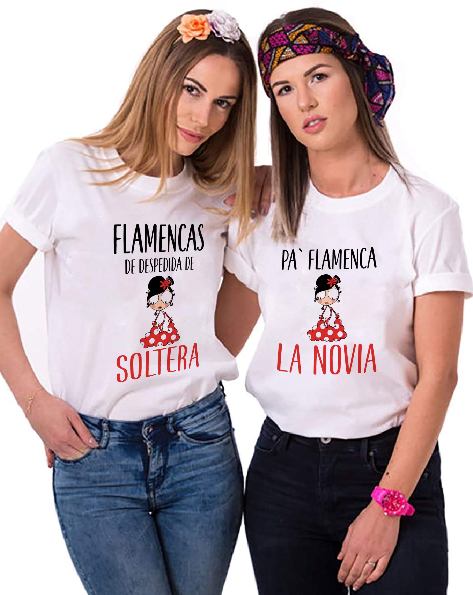 Camiseta despedida de soltera flamencas