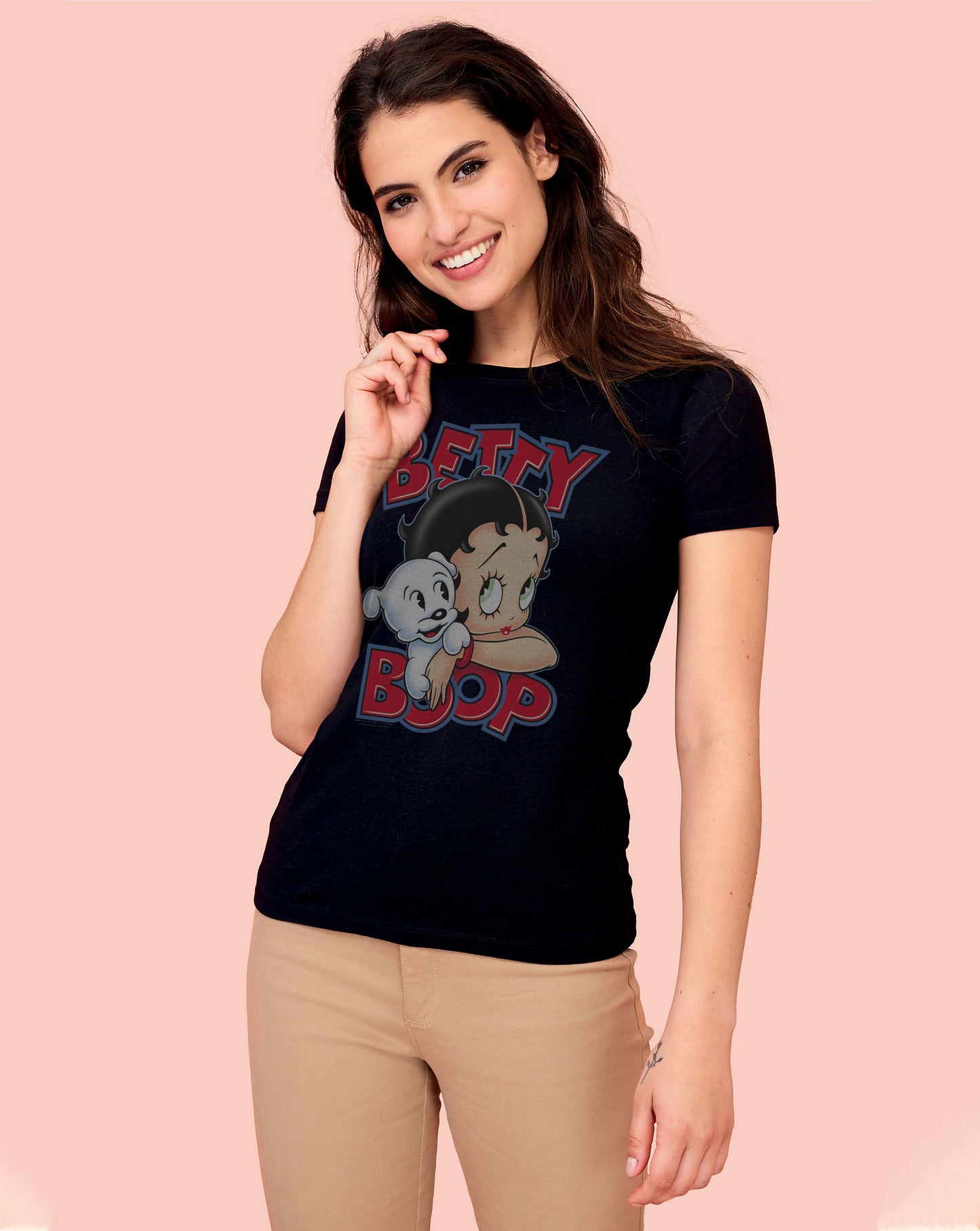 Camiseta personalizada Betty Boop and Pudgy