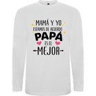Camisetas mangas largas - Papá es el mejor