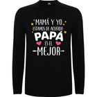 Camisetas mangas largas - Papá es el mejor