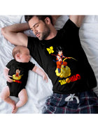 camiseta y body de bebe personalizado goku