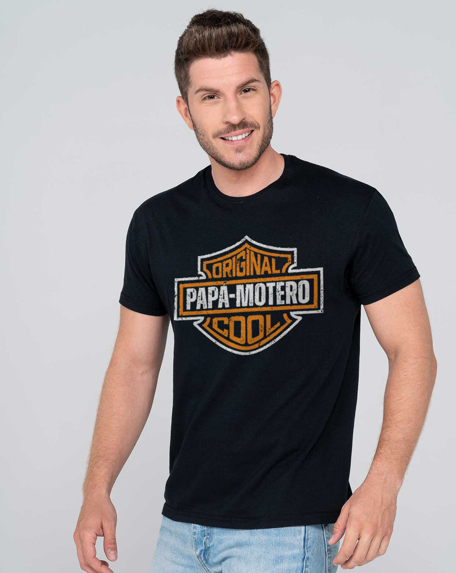 Camiseta papá motero