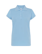 Polo piqué para mujer de manga corta