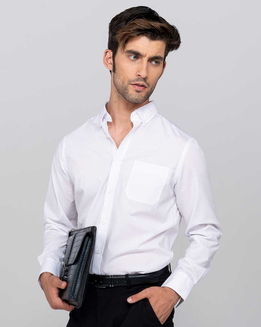 Camisa laboral de tela Popelín JHK
