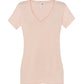 Camiseta de mujer manga corta y escote de pico - mr-personaliza