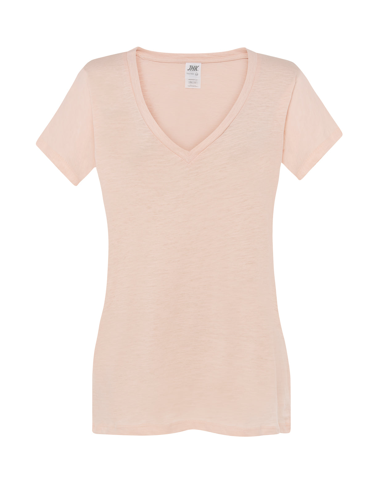 Camiseta de mujer manga corta y escote de pico - mr-personaliza