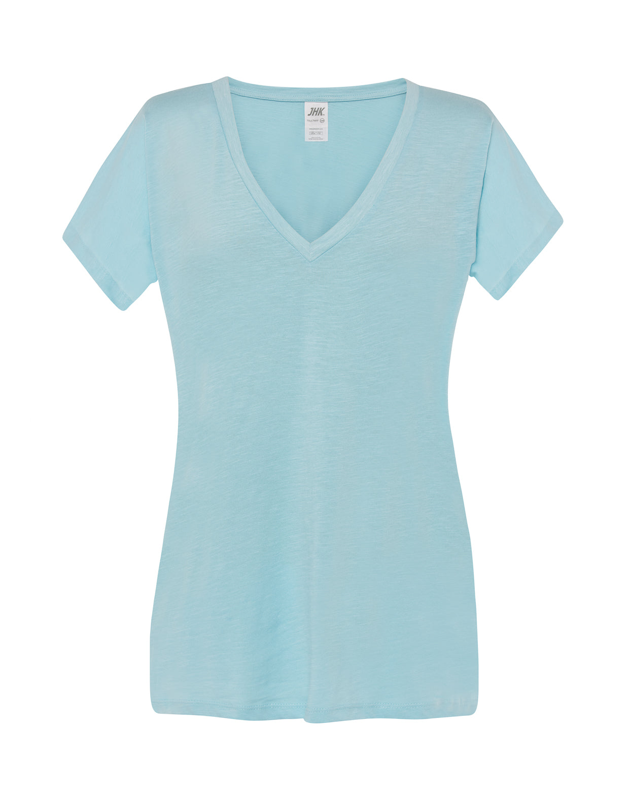 Camiseta de mujer manga corta y escote de pico - mr-personaliza