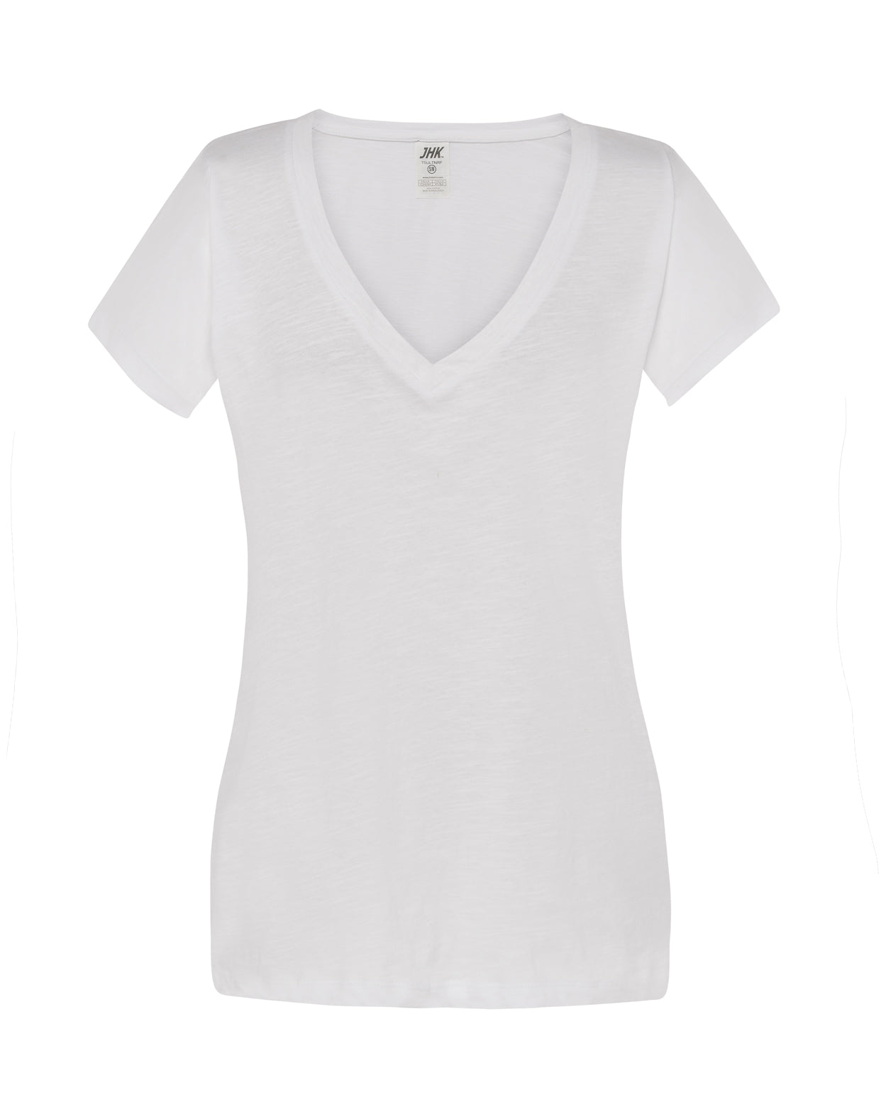 Camiseta de mujer manga corta y escote de pico - mr-personaliza