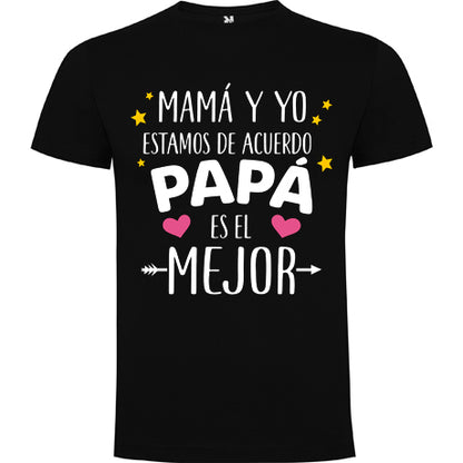 Camiseta personalizada Papá es el mejor