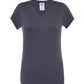 CAMISETA CUELLO DE PICO MUJER REGULAR - mr-personaliza