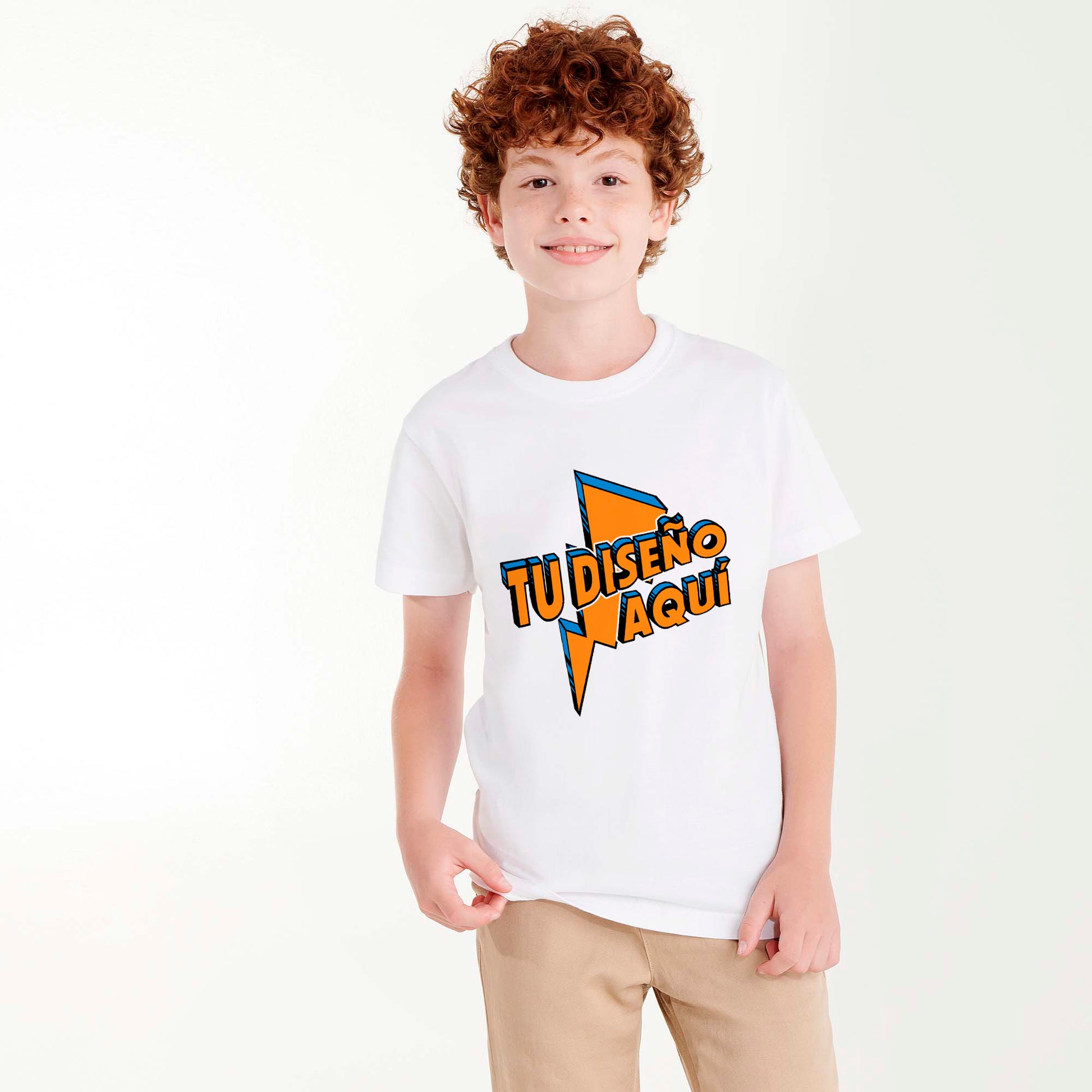 CAMISETA BÁSICA NIÑO BRACO KIDS - mr-personaliza