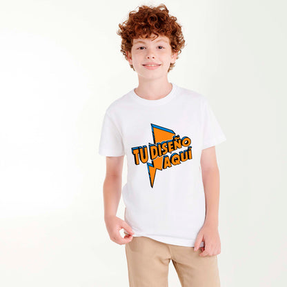 CAMISETA BÁSICA NIÑO BRACO KIDS - mr-personaliza