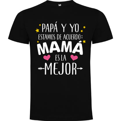 Camiseta personalizada Mamá es la mejor