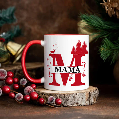 Taza personalizada Mamá navidad