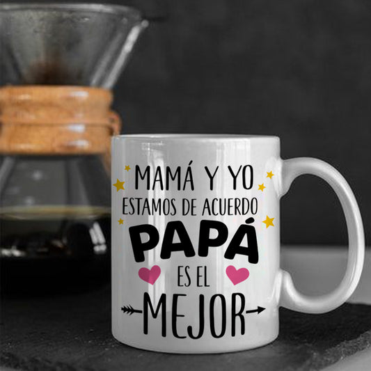 Taza personalizada Papá es la mejor