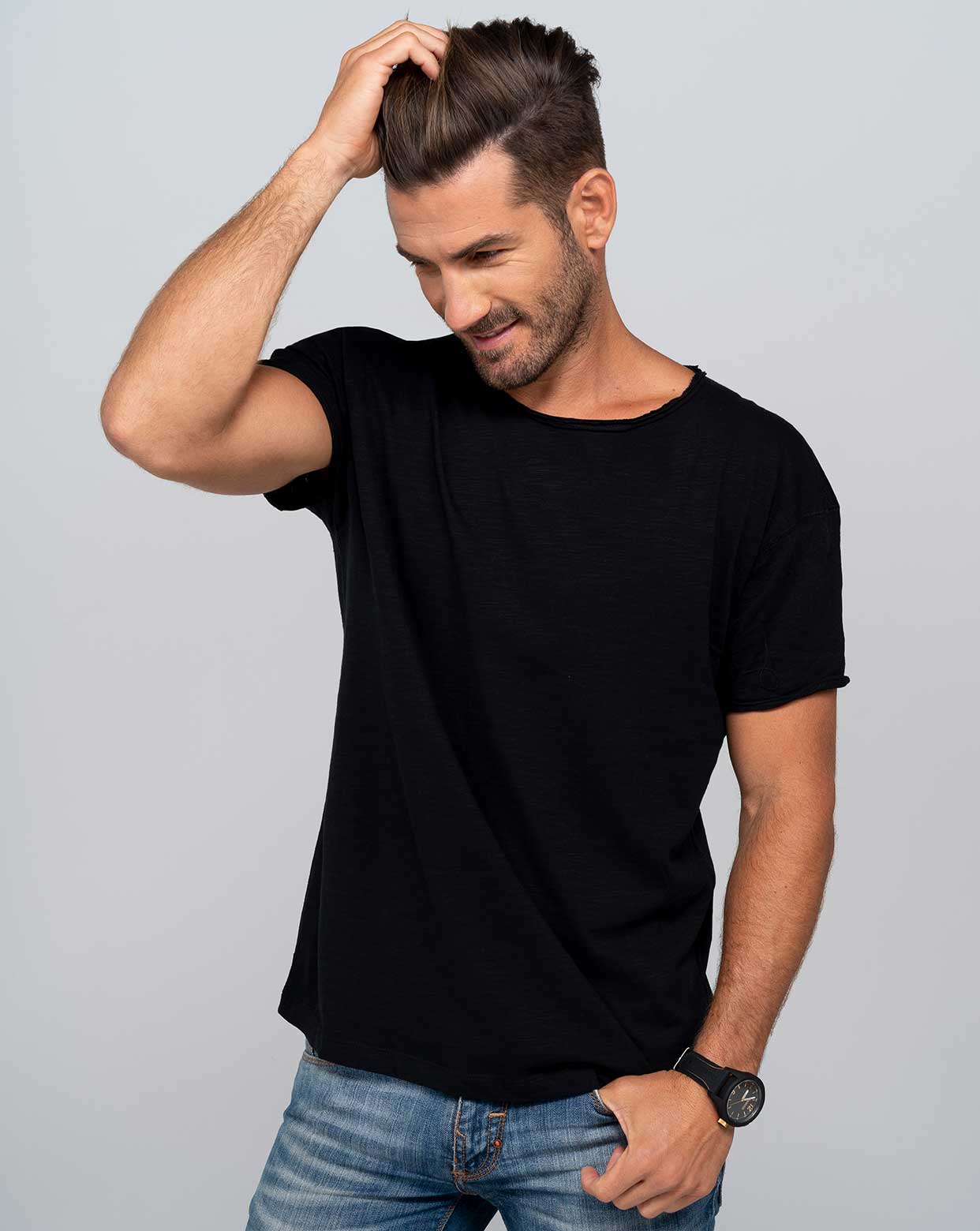 CAMISETA DE HOMBRE URBAN SLUB - mr-personaliza